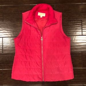 Michael Kors | Magenta Pink Puffy Vest Size Large